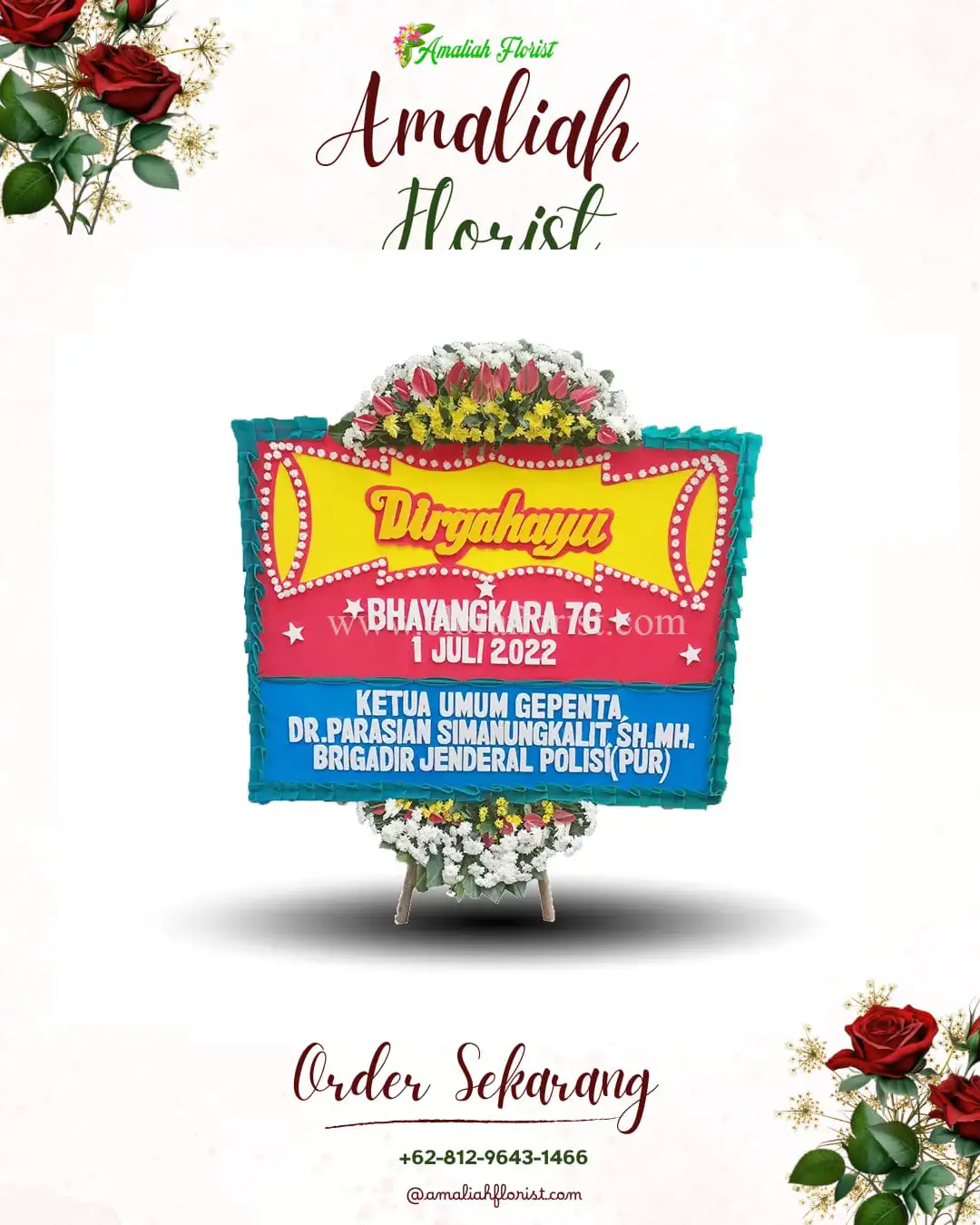 Papan Bunga HUT Ulang Tahun Ulim